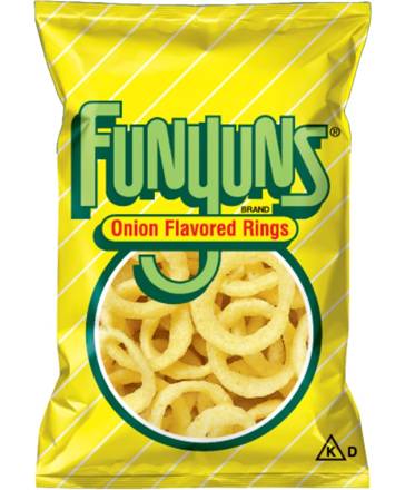 Funyuns Onion Flavored Rings 1.87oz Bag