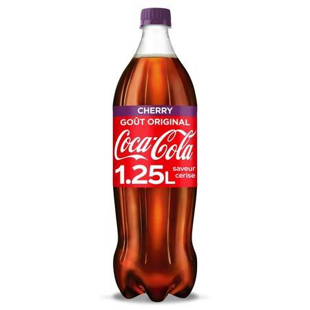 Soda cerise COCA-COLA - la bouteille d'1,25L