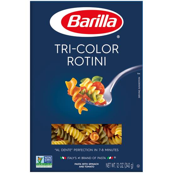 Barilla Tri-Color Rotini Pasta