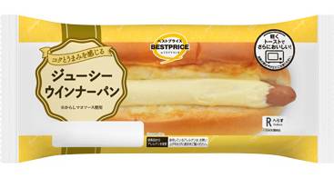 トップバリュ　ベストプライス　ジューシーウインナーパン　１個