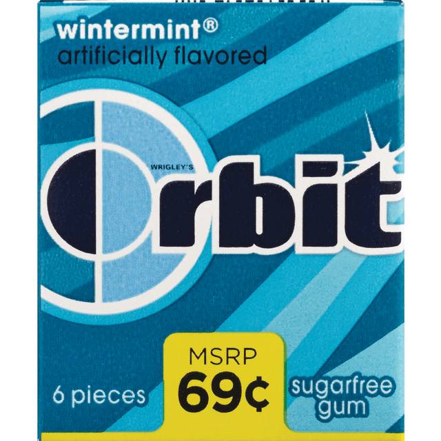 Wrigley'S Orbit Sugarfree Gum Wintermint Small Pack