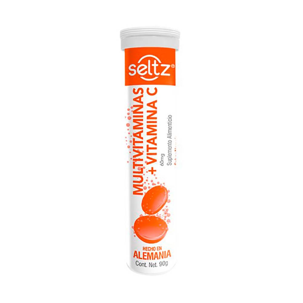 Seltz · Multivitaminas + vitamina c tabletas efervescentes 60 mg (20 un)