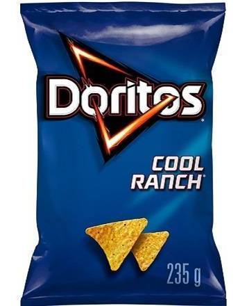 Doritos Tortilla Chips, Cool Ranch (235 g)