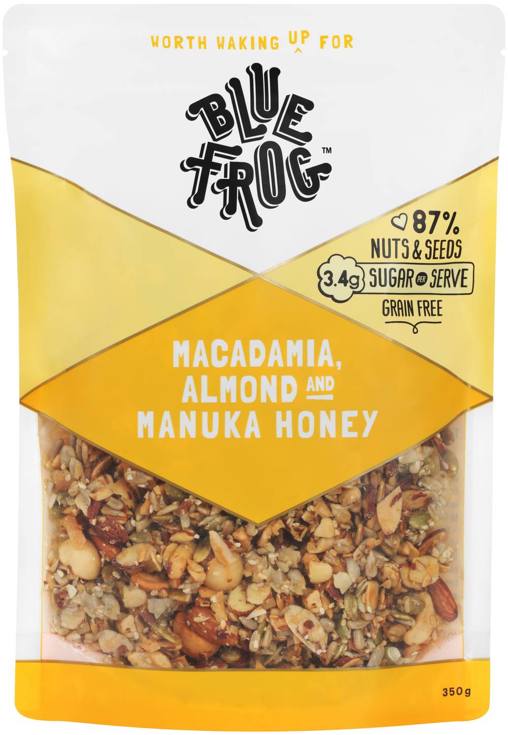 Blue Frog Macadamia, Almond & Manuka Honey Muesli (350g)