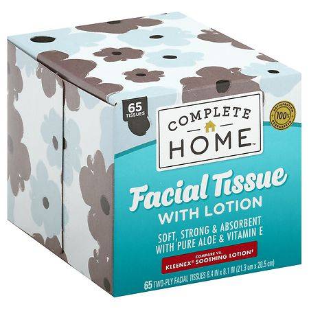 Complete Home Assortment Facial Tissue With Lotion