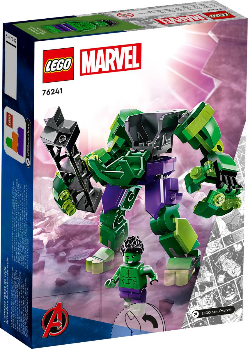 Lego marvel hulk mech armor 76241