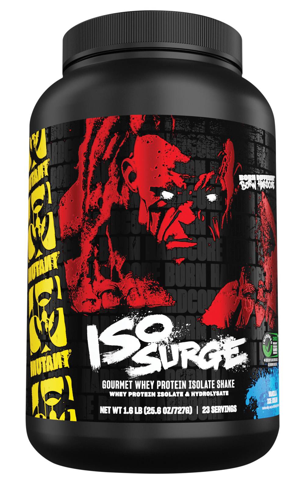 MUTANT Iso Surge Gourmet Whey Protein Isolate Powder, Vanilla Ice Cream (1.6 lbs)