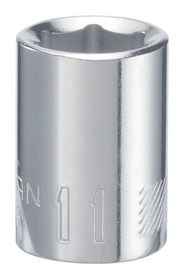 Craftsman 11 Mm X 3/8 In. Drive Metric 6 Point Shallow Socket 1 Pc