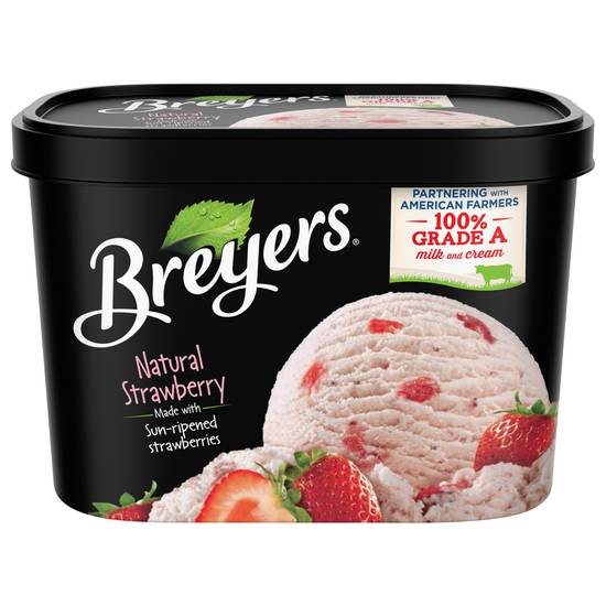 Breyers Natural Strawberry Ice Cream