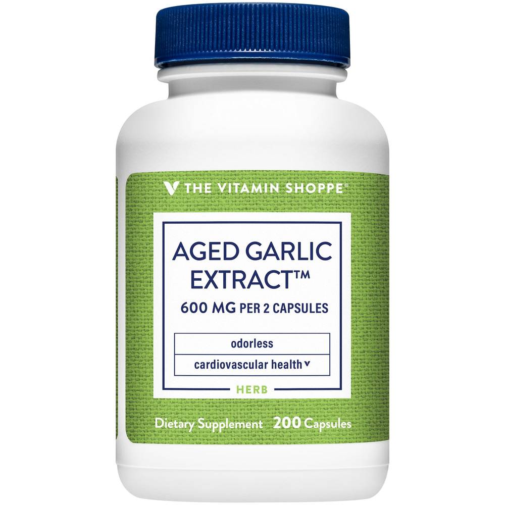 The Vitamin Shoppe Aged Garlic Extract 600 mg