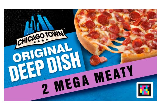 Chicago Town Original Deep Dish Mega Meaty Pizzas (2 pack)