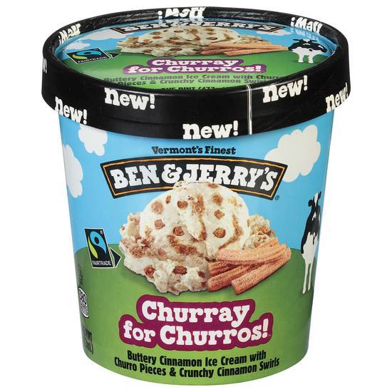 Ben & Jerry's Churray For Churros Ice Cream (buttery cinnamon)
