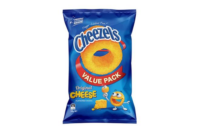 Cheezels Cheese Party Bag 190g