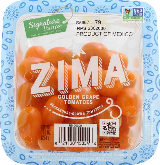 Signature Farms Zima Golden Grape Tomatoes (10 oz)