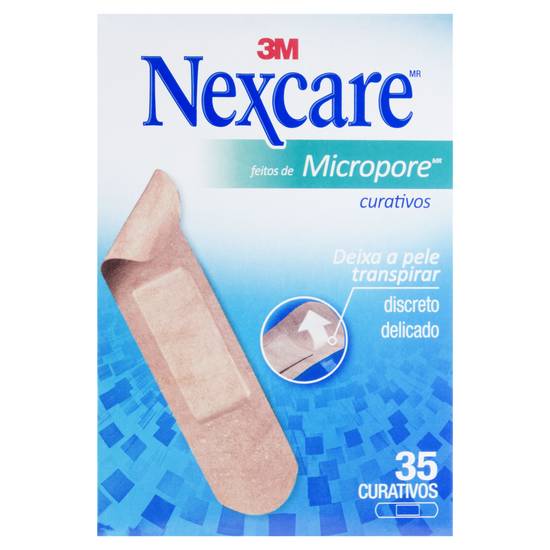 Nexcare curativos micropore (35 unidades)