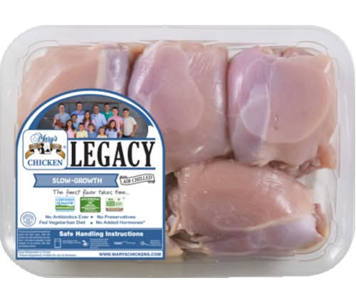 Mary's Chicken Boneless Skinless Chicken Thighs No Antibiotics Ever (Avg. 1.5lb)