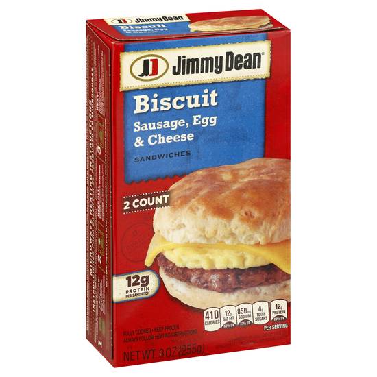 Jimmy Dean Sausage, Egg & Cheese Sandwiches