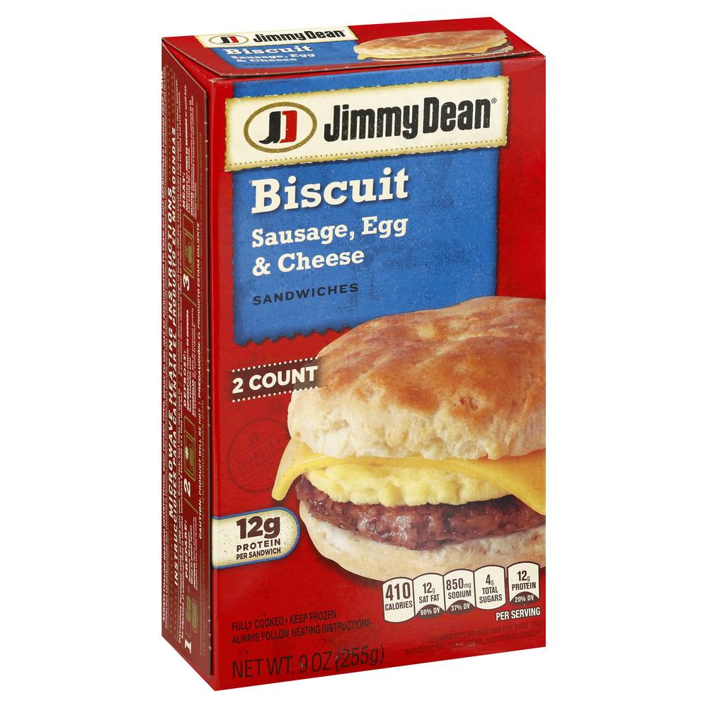 Jimmy Dean Sausage, Egg & Cheese Sandwiches (9 oz)