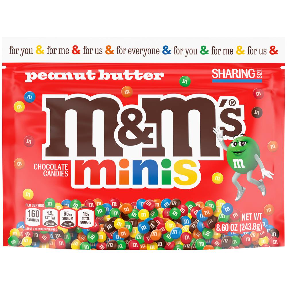 M&M's Minis Chocolate Candies (peanut butter)