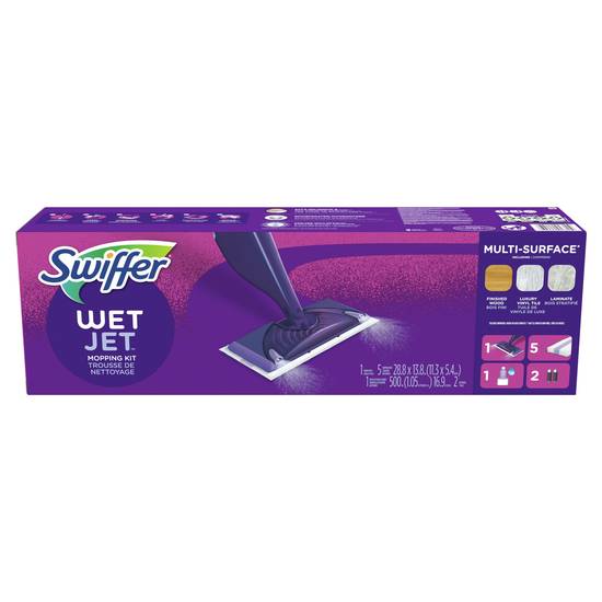 Swiffer WetJet Hardwood Floor Spray Mop Starter Kit (1 ct)