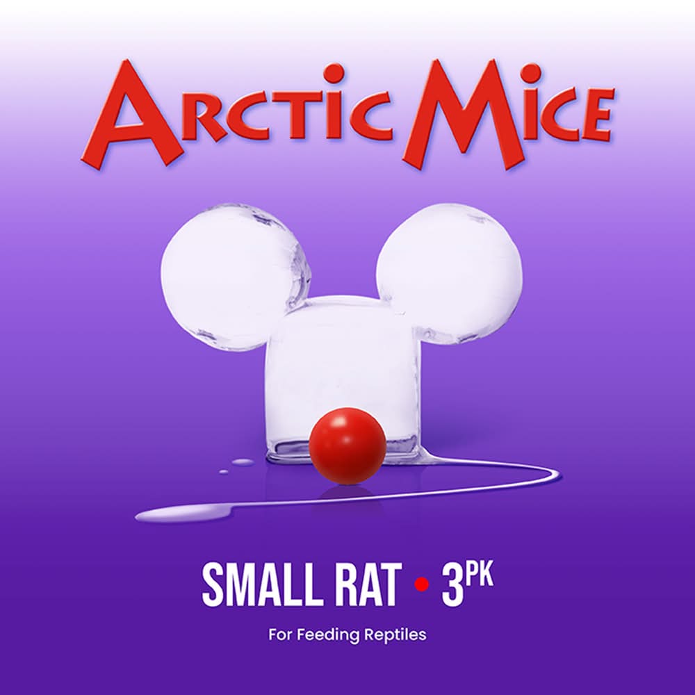 Arctic Mice Frozen Small Rats - Snake Food - 1-3 ct