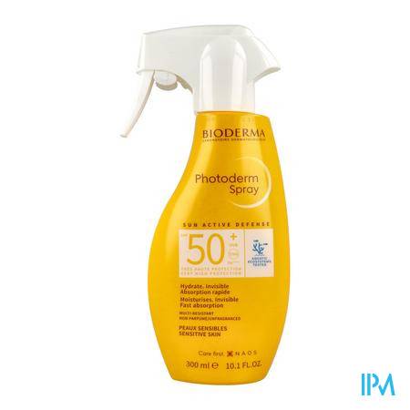 Bioderma Photoderm Spray Spf50+ 200ml Solaires - Vos indispensables voyages