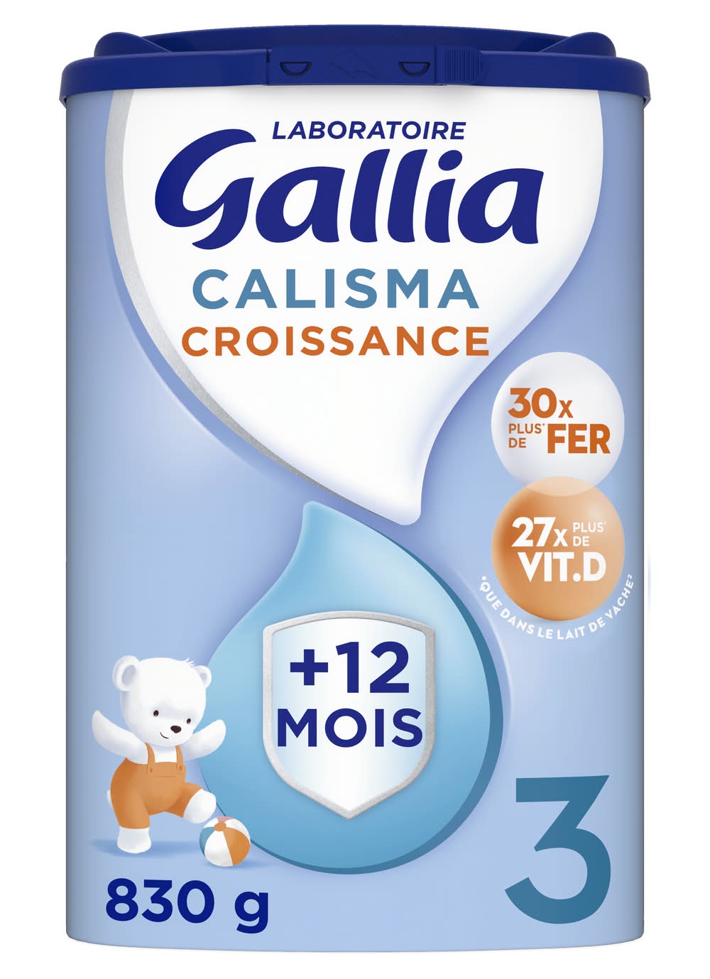 Laboratoire Gallia - Calisma croissance lait en poudre pour bébé, Étape 3 (830g)
