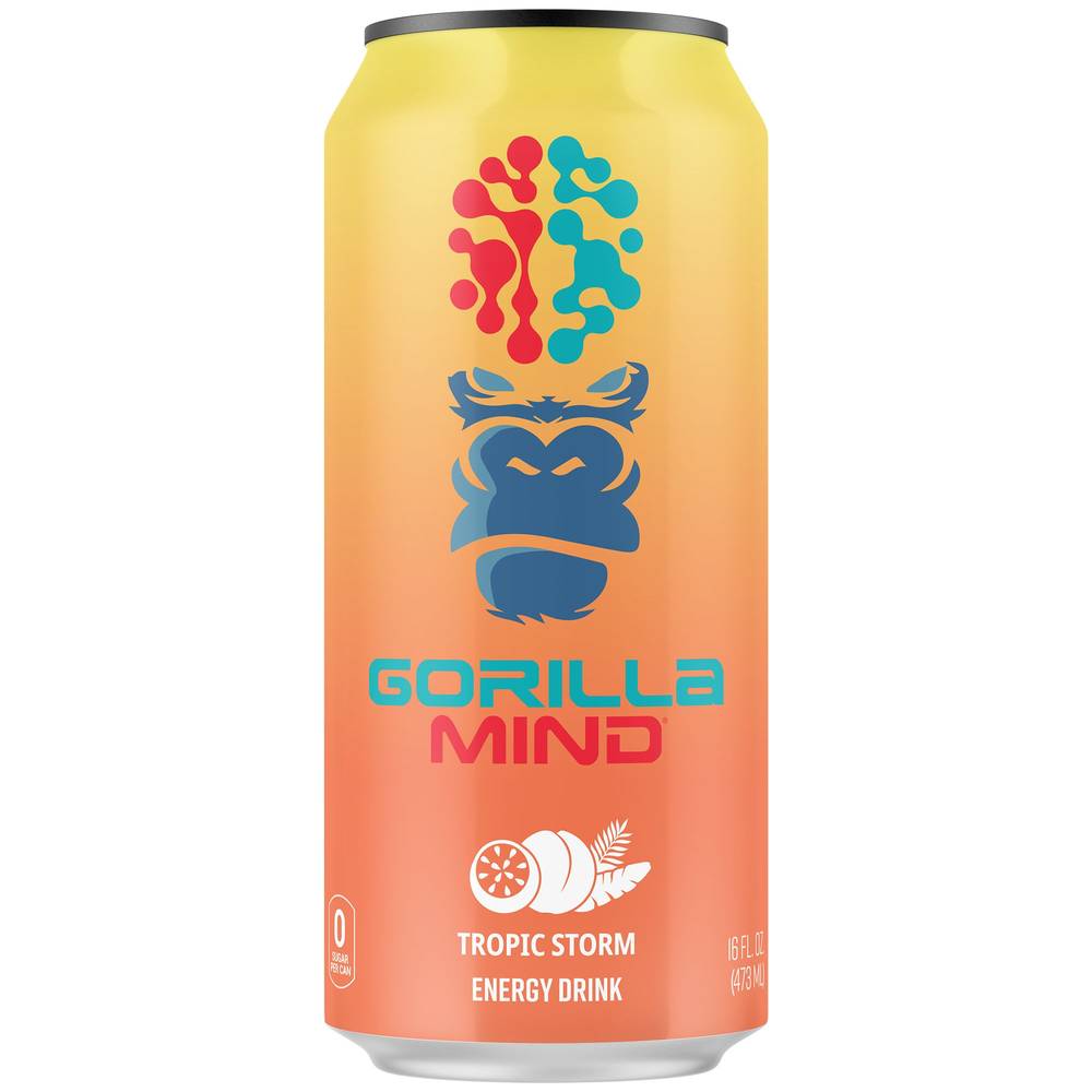 Gorilla Mind Energy Drink (16 fl oz) (tropic strom)