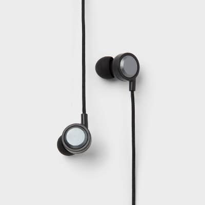 Heyday Wired in Ear Headphones With Usb C Connector and Mic, Black