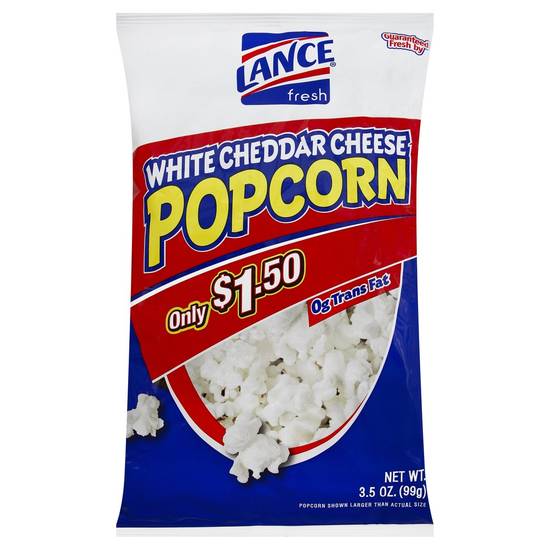 Lance White Cheddar Popcorn 3.5 oz
