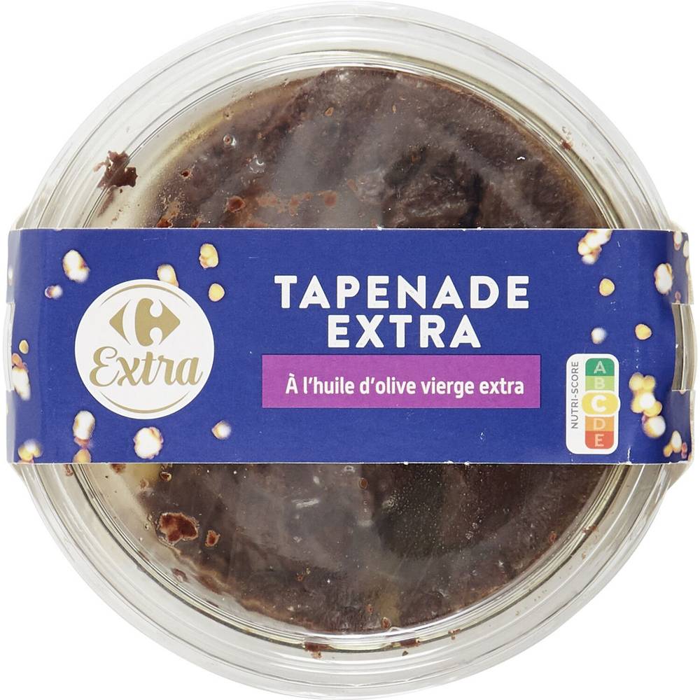 Carrefour Extra - Tapenade à l'huile d'olive vierge extra