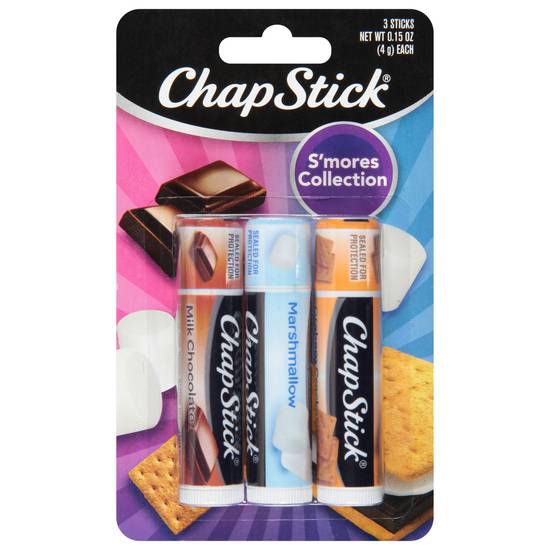 Chapstick S'mores Collection Lip Balms (3 ct)