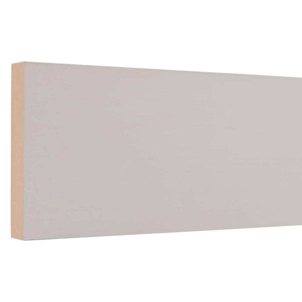 RELIABILT 1-in x 4-in x 12-ft Radius Edge Primed S4S MDF Board | 1412-MDF12