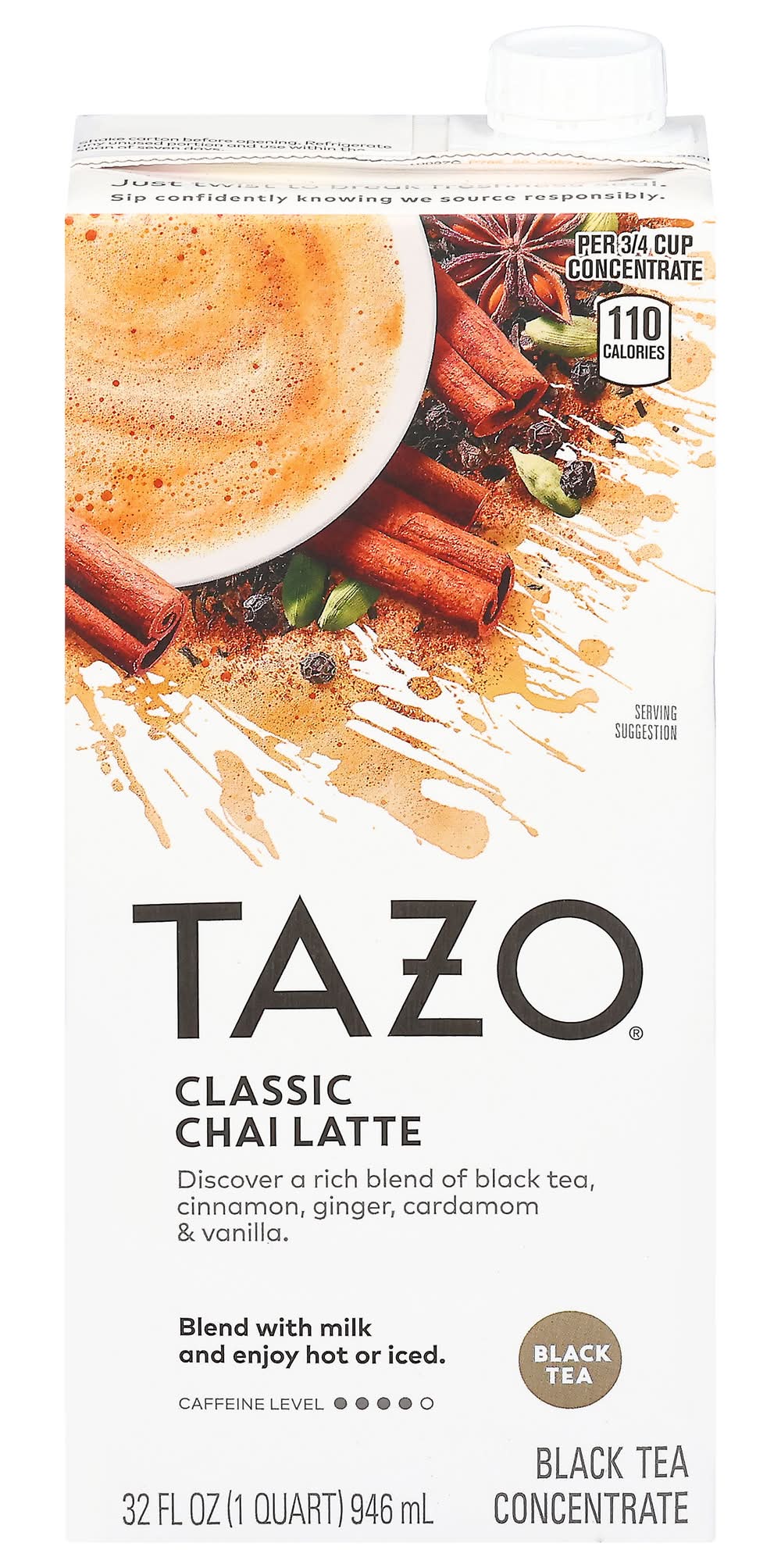Tazo Classic Chai Latte Black Tea Concentrate (32 fl oz)