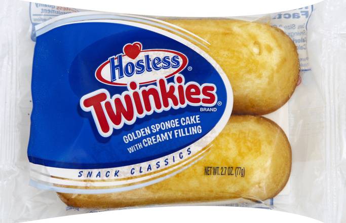 Hostess Twinkies Golden Sponge Cake With Creamy Filling (2 ct)