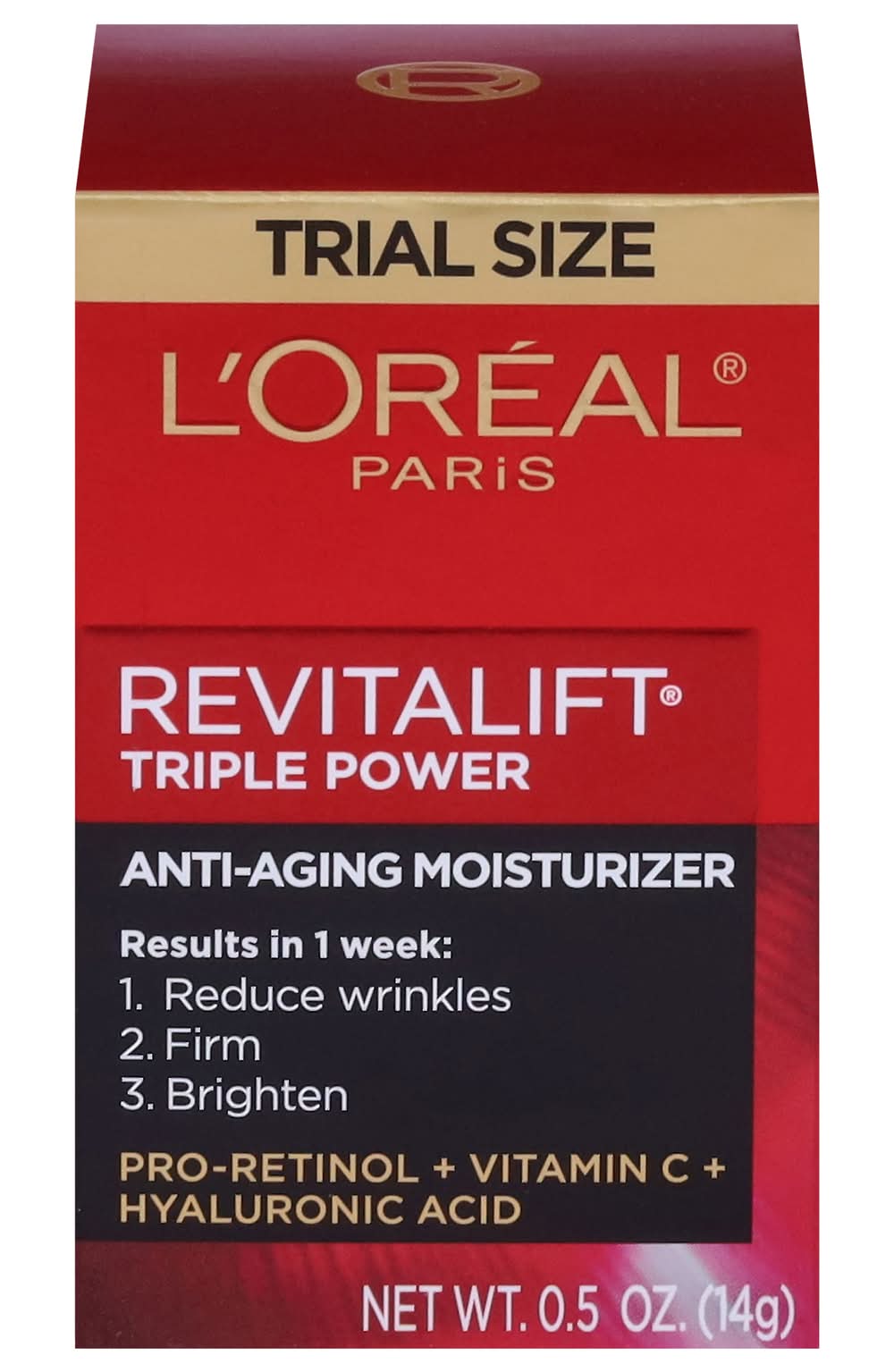 L'Oréal Revitalift Intensive Anti-Aging Day Cream Moisturizer (0.5 oz)