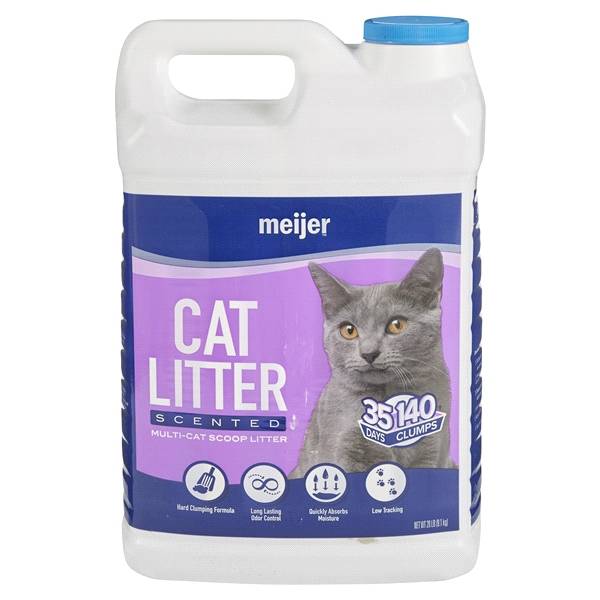 Meijer Clumping Cat Litter, Scented (20 lbs)
