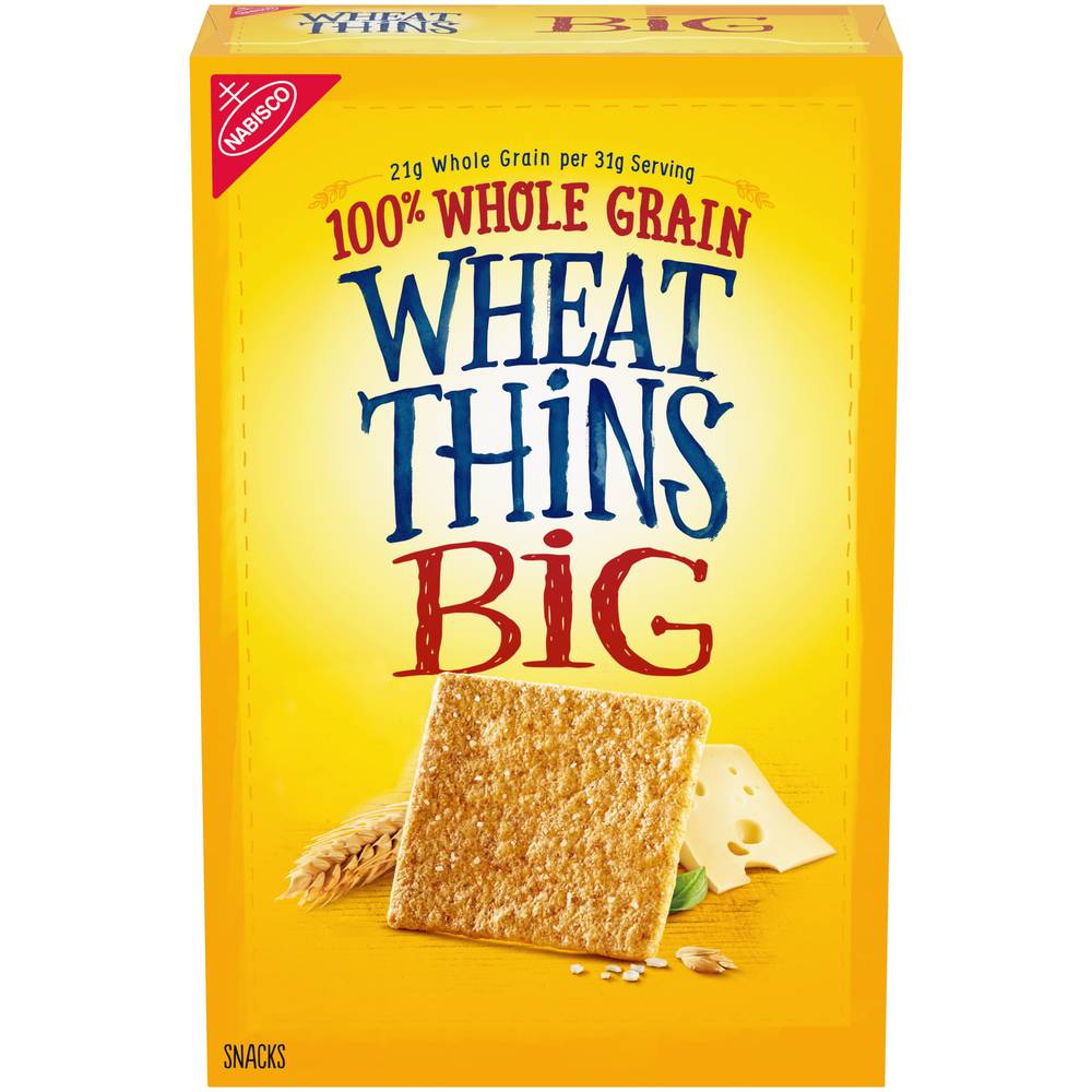 Wheat Thins Big Whole Grain Wheat Crackers (8 oz)