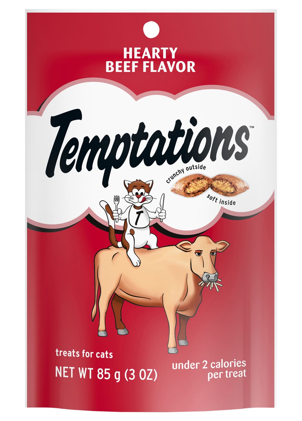 Temptations Hearty Cat Treats, Beef (3 oz)