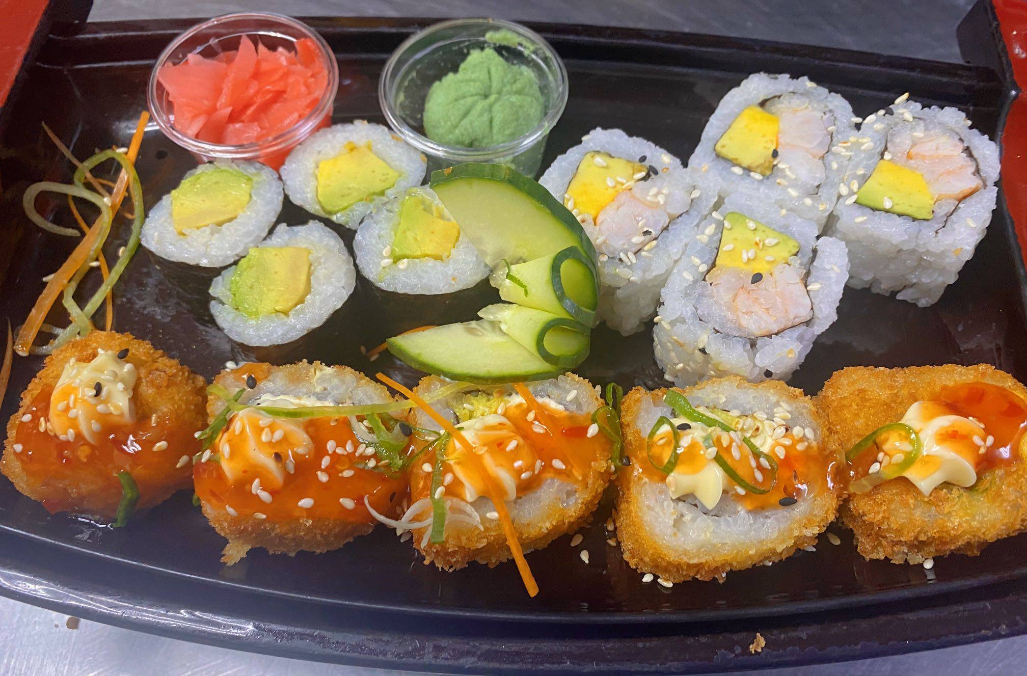 S- Sushi platter  13pc