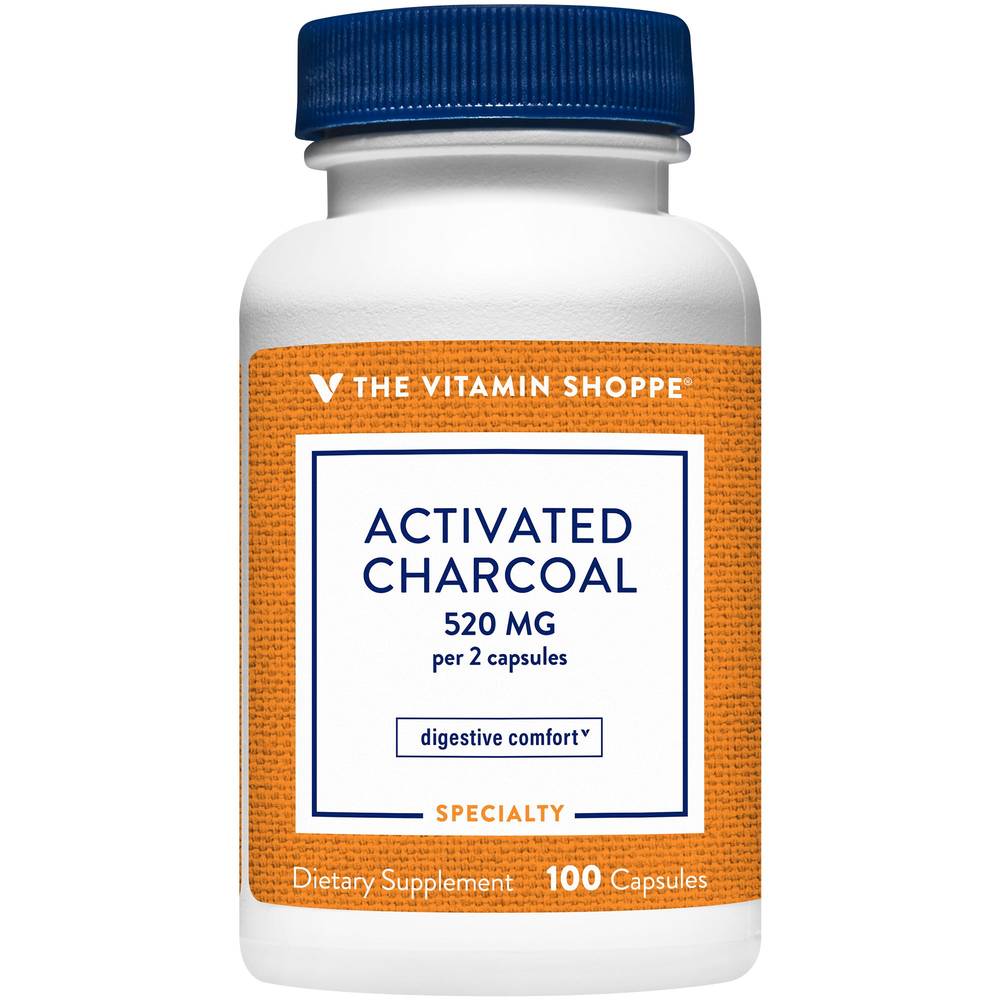 The Vitamin Shoppe Activated Charcoal (100 ct)