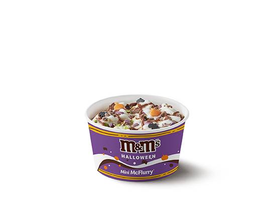 M&M's® Halloween Mini McFlurry®