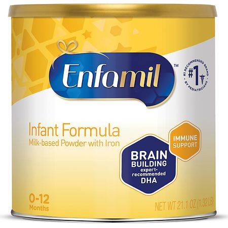 Enfamil Infant Formula - Milk-Based with Iron & DHA Makes 151 Ounces - 21.1 oz
