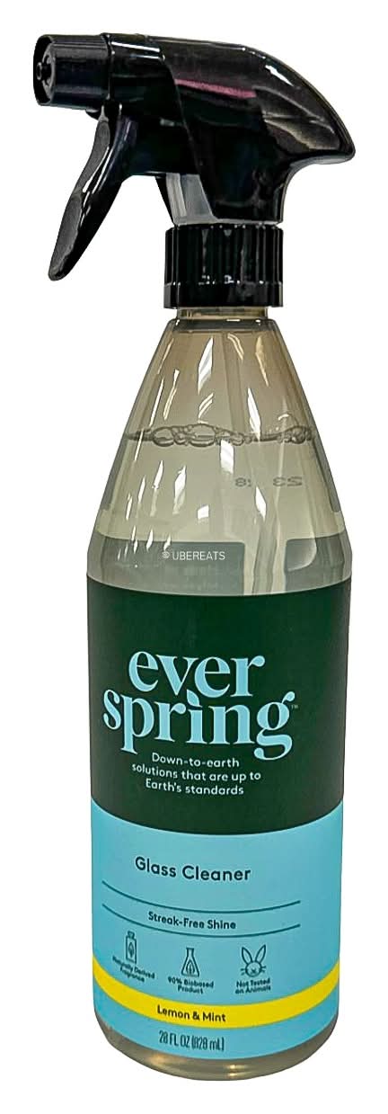 Everspring Glass Cleaner, Lemon-Mint (28 fl oz)