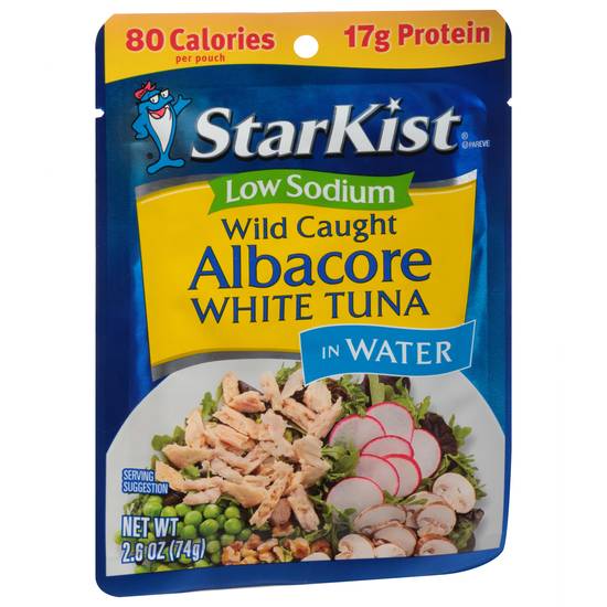 Starkist Low Sodium Wild Caught Albacore White Tuna in Water