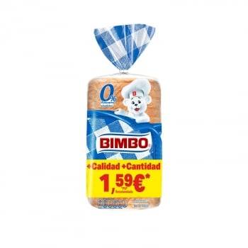 Pan de molde sin azúcar añadido Bimbo 430 g.