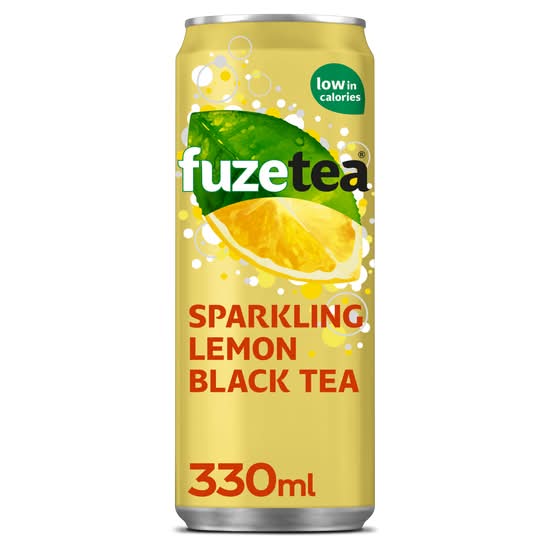 Fuze Tea black tea sparkling lemon 400ml
