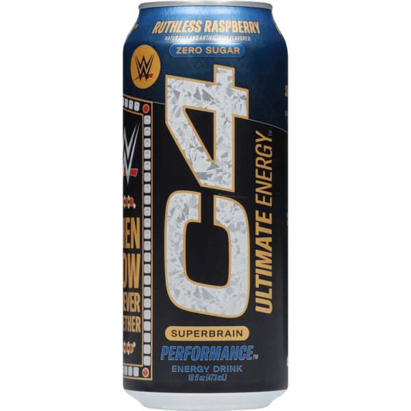 C4 Ultimate Ruthless Raspberry 16oz