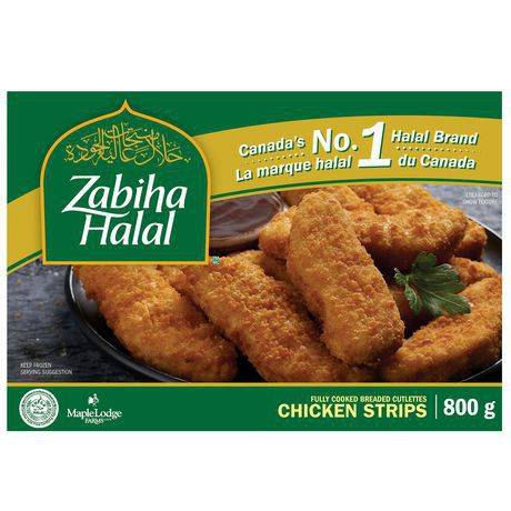 Zabiha halal lanières de poulet (800 g) - chicken strips (800 g)