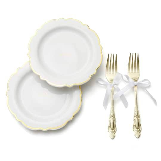 Cake Plate & Fork Set By Celebrate It